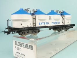 Fleischmann HO 5480 K Bayern Zement, Märklin Kuppl.  NEU
