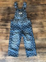 💙 OshKosh Latzhose mit Pünktli, Gr 98 (3T)