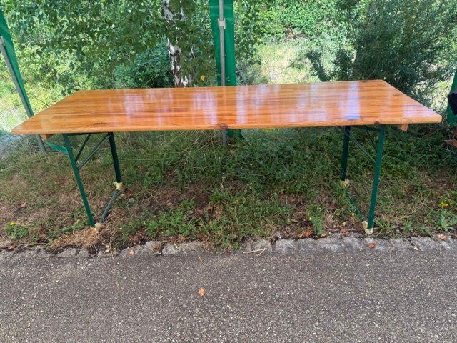 Set di tavolo e panche: Festbankgarnitur, Holz, gebraucht – Usato da Pfaffnau venduto da Gerry1503 3
