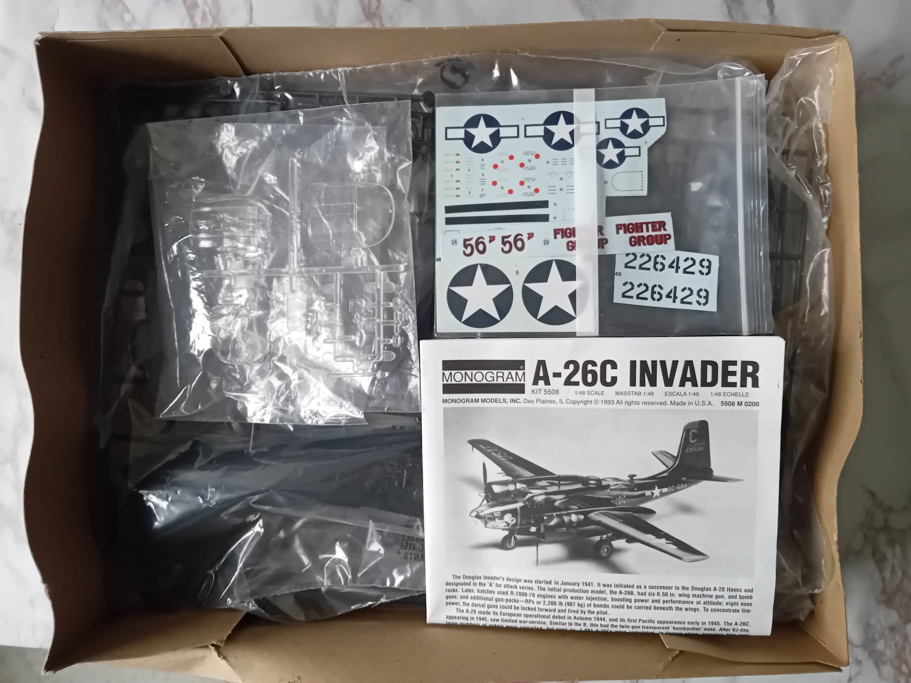 Kits de montage: MONOGRAM B-26C INVADER JAGDBOMBER 1/48 – D'occasion à Ostermundigen par Lightningp-38j 2
