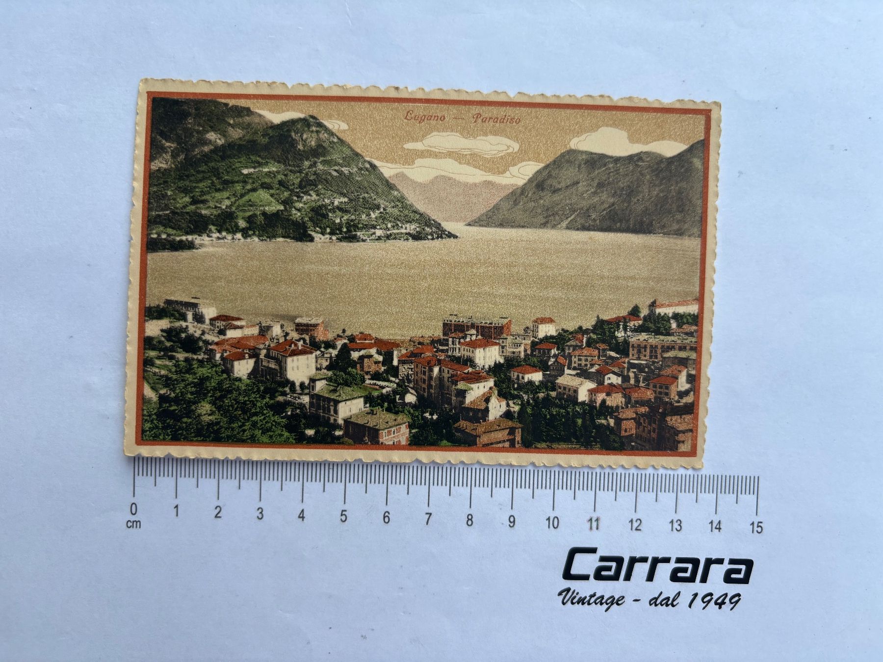 Ansichtskarten: Postkarten Ticino Tessin Lugano - Paradiso – Gebraucht aus Chiasso von Carrara-Modellismo