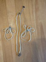 Butterfly-shape earring and necklace set
