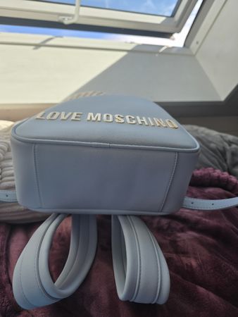 Love Moschino Rucksack Hellblau Top Zustand Ein mal getragen