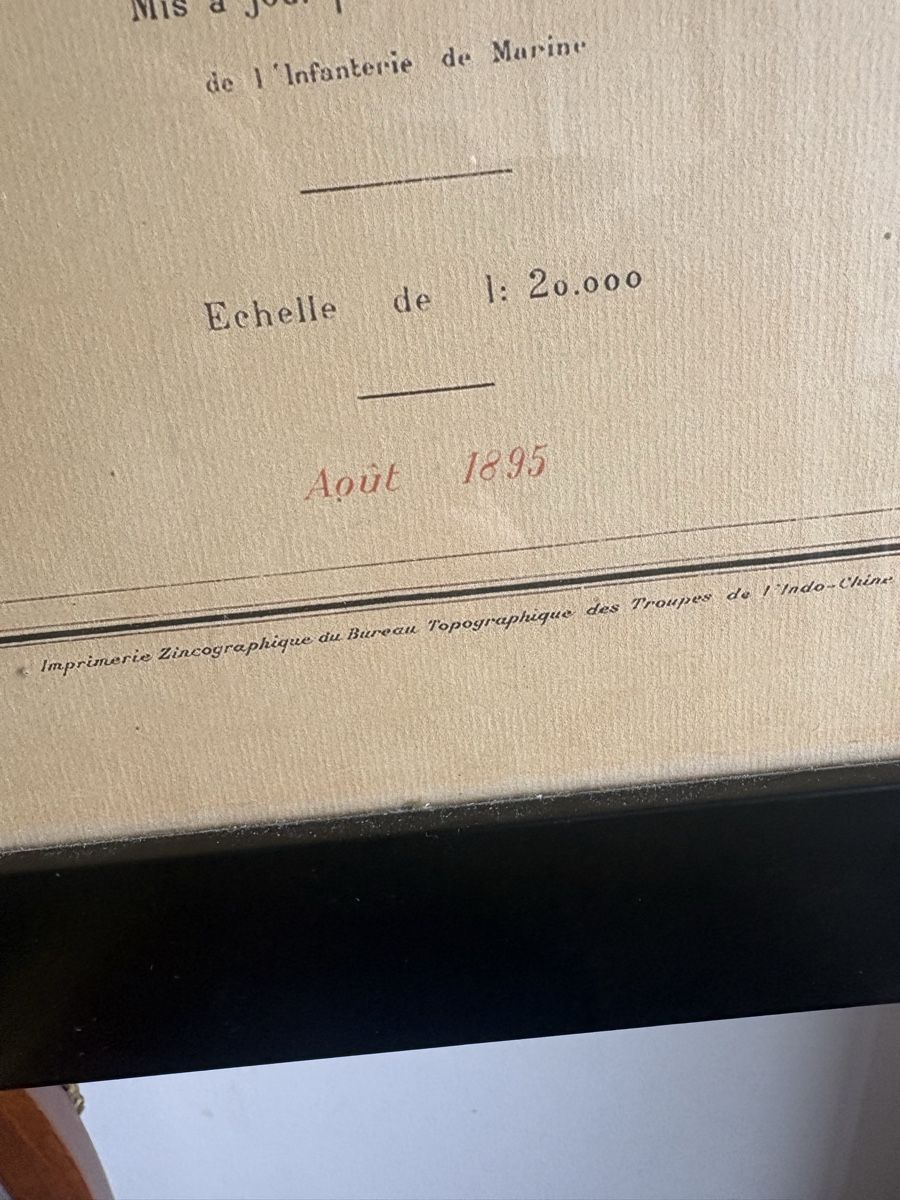 Cartine & Atlanti: Très rare plain et carte 19 ème Saigon – Usato da petit lancy venduto da FerreiraLuis 5