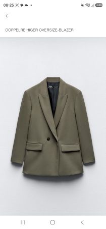 Zara Blazer, Khaki, Grösse XL – Top Zustand!