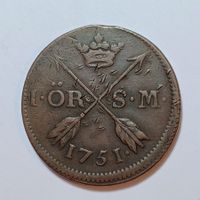 1 Öre 1751 Schweden