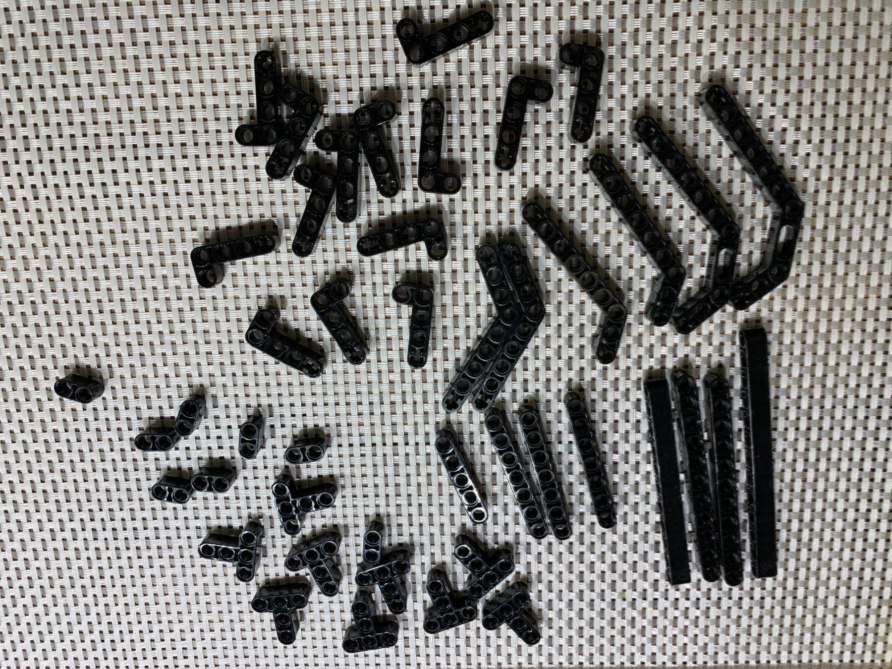 Lego Giocattoli: Lego Technik schwarze runde Lochbalken 9398 – Usato da Buochs venduto da Techtelmechtel