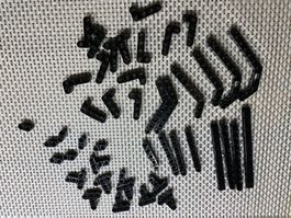 Lego Technik schwarze runde Lochbalken 9398