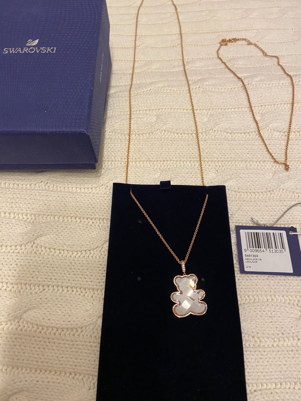 Catenine: Collier Swarovski or rose – Nuovo (secondo la descrizione) da Plan les Ouates venduto da didi911