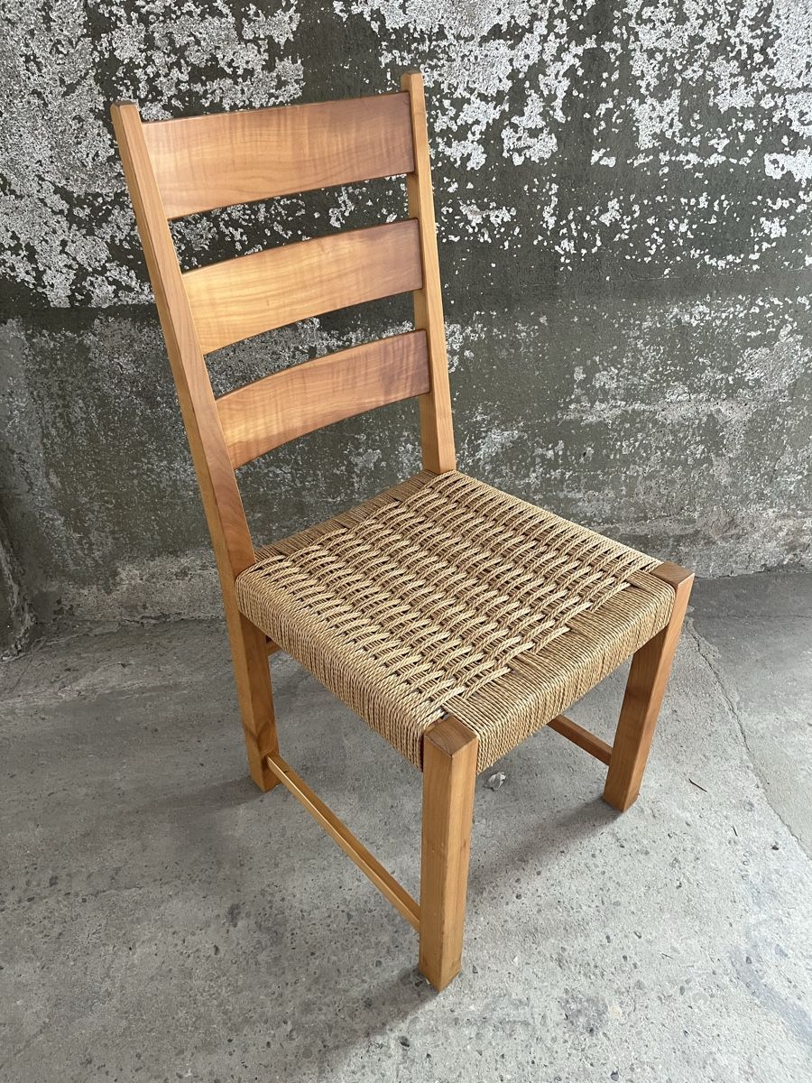 Sedie: Dänischer Vintage Stuhl mit Geflecht  – Usato da Bern venduto da fotolog111 5