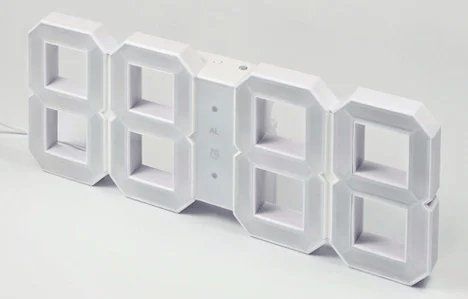 Orologi: Kibardin white & white clock – Nuovo (secondo la descrizione) da Niederwil AG venduto da Resurver 2