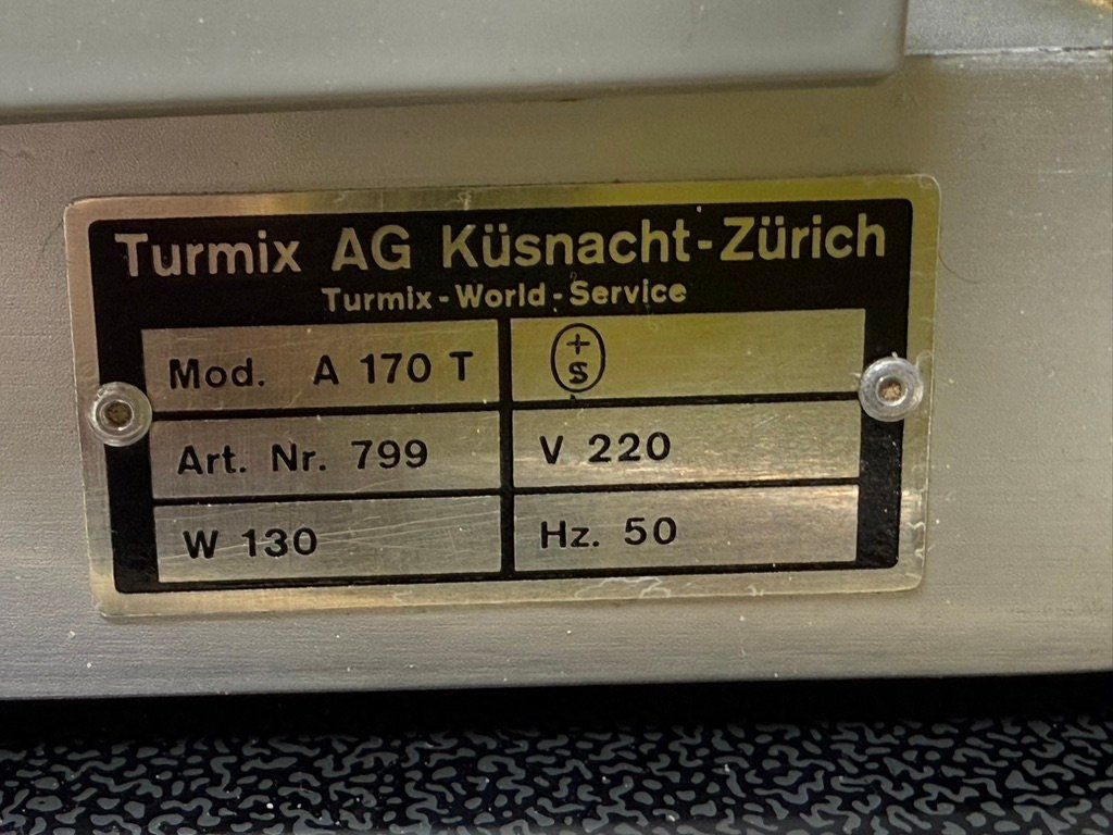 Turmix Elettrodomestici da cucina: Turmix Allesschneider Maschine. – Usato da Agriswil venduto da Windcheetah 4