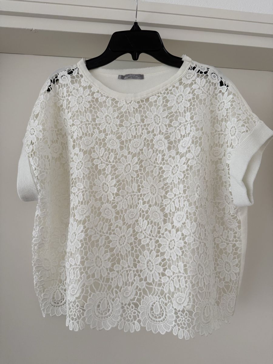 Zara Top: Top pizzo ZARA – Usato da Viganello venduto da mit_hd8q