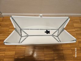 Babybadewanne Stokke Flexi Bath faltbar weiss guter Zustand