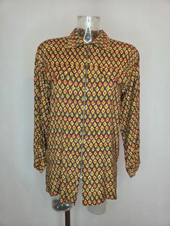Nina Rossi Viskose Bluse/Jäckchen 90er Gr. S