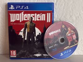 Wolfenstein II The New Colossus PS4/PS5 - game disc and case