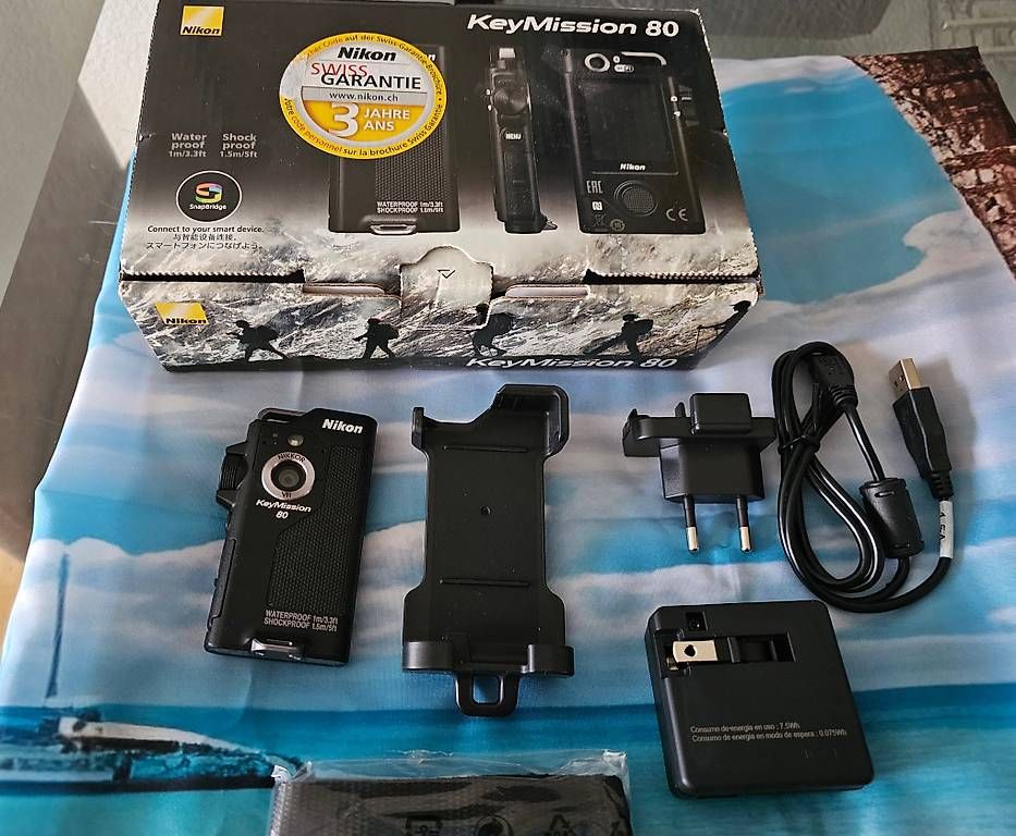 Action Cam: Nikon KeyMission 80 Komplettset – Usato da Dietikon venduto da get_2wxy