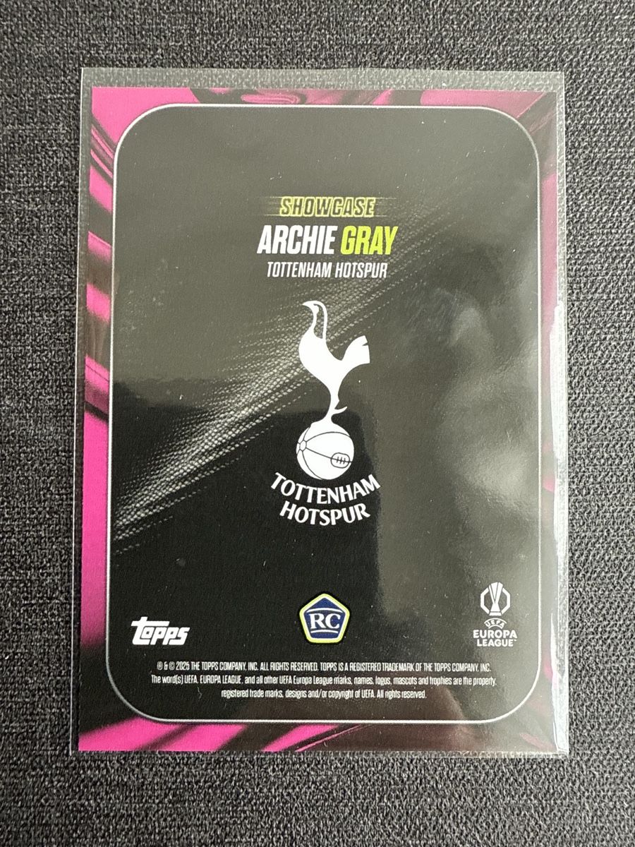 Topps Carte collezionabili: Topps Showtime Archie Gray Tottenham Hotspur – Nuovo (secondo la descrizione) da Burgdorf venduto da Sports_Cards_3400 1