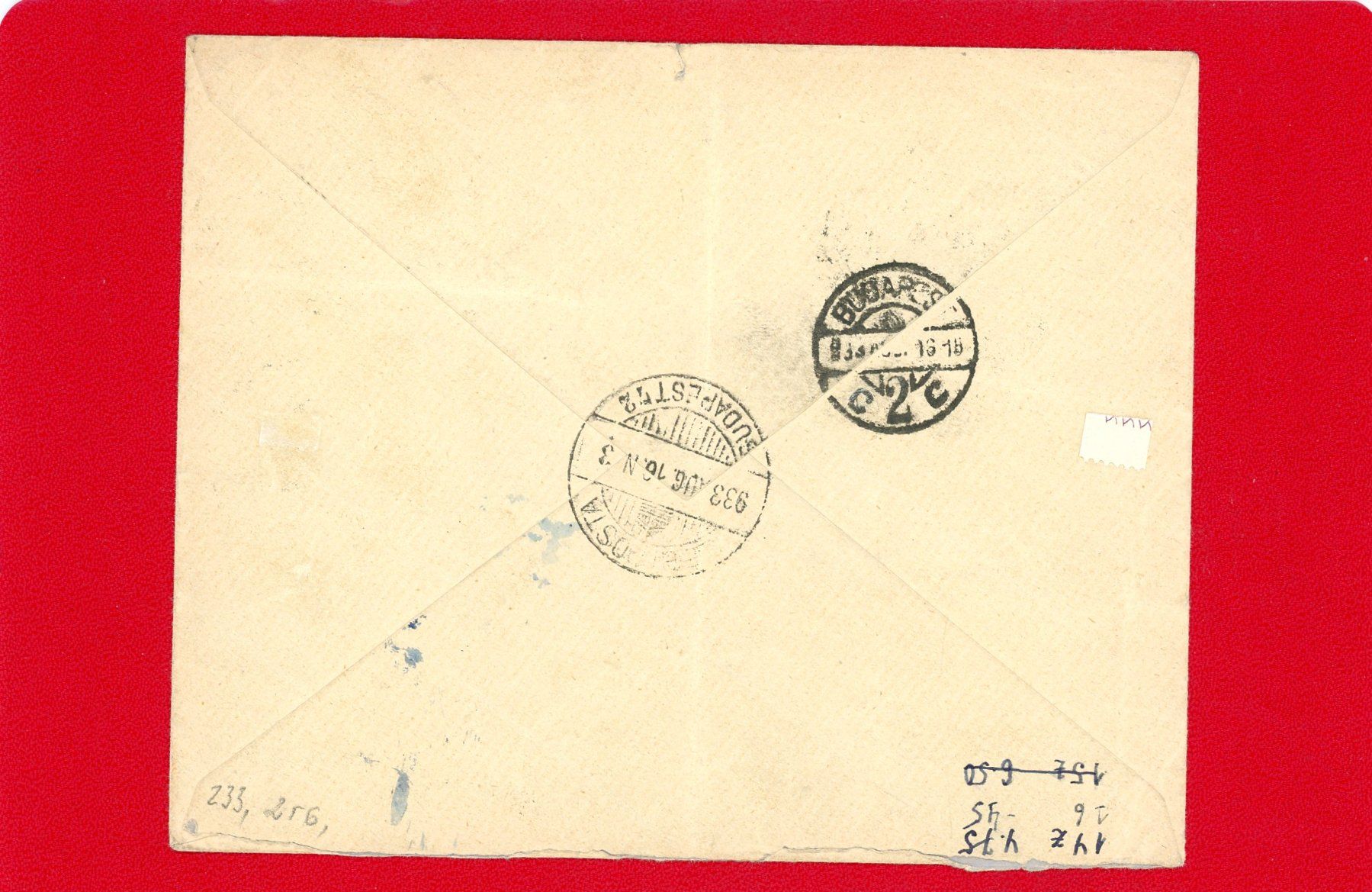 Alle Briefmarken: Flugpost Leysin nach Budapest 1933 – Gebraucht aus Einsiedeln von otm_7s5v 1