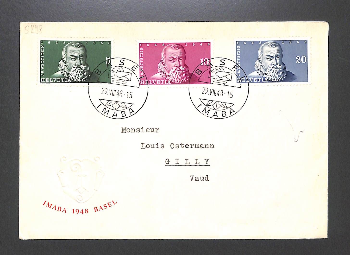 Tutti i francobolli: 1948 FDC Blockausschnitte W29+W30. IMABA Basel - illustriert – Usato da Zürich venduto da Nobs1