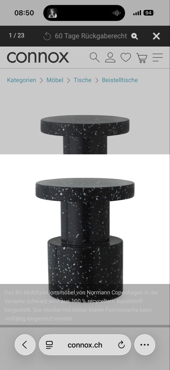 Normann Copenhagen Hocker: Normann copenhagen hocker – Gebraucht aus Zürich von ritzo1 2