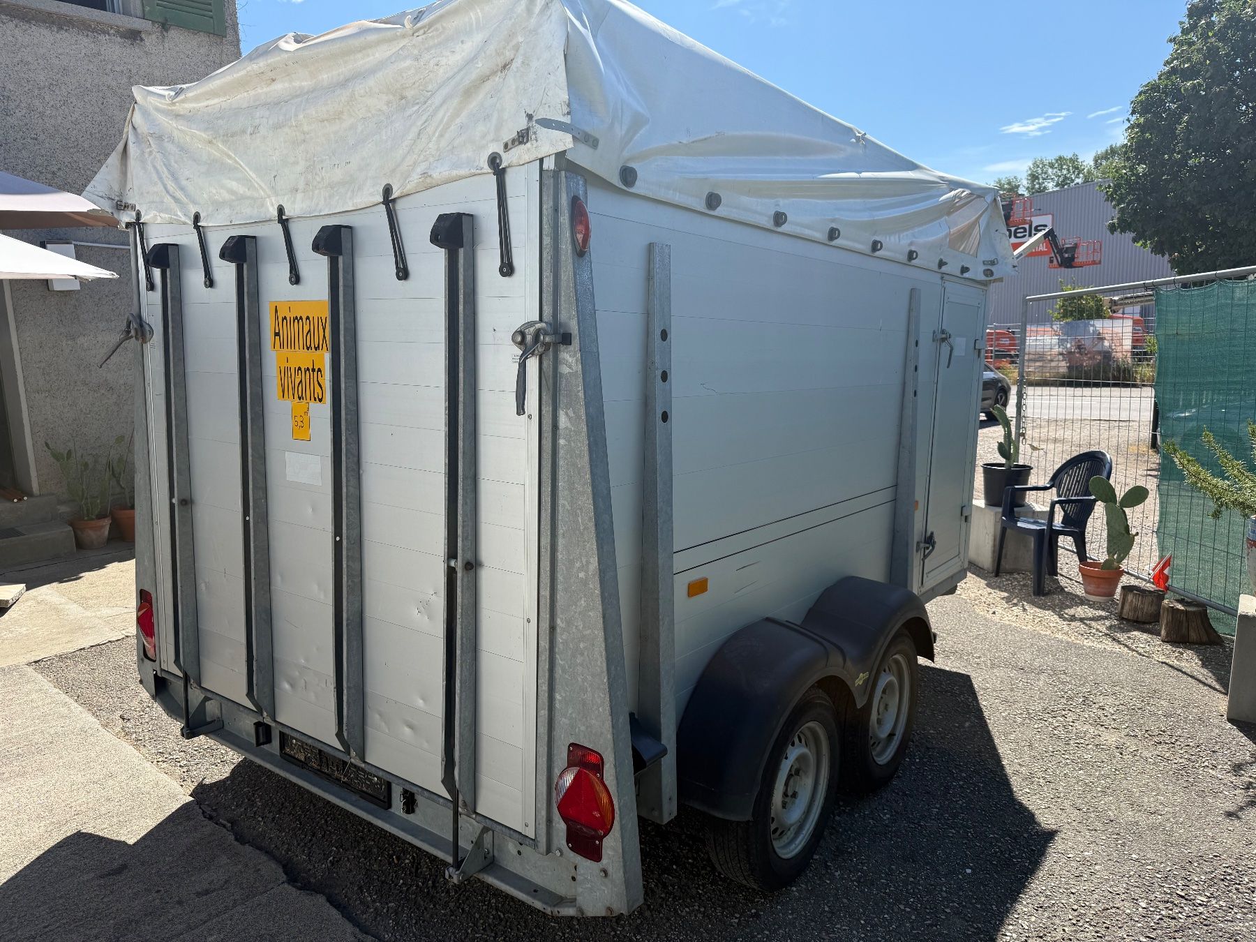 Humbaur Rimorchi: Humbaur HTV 2430 Tieranhänger mit Rampe – Usato da Aarburg venduto da Ricardolager 2