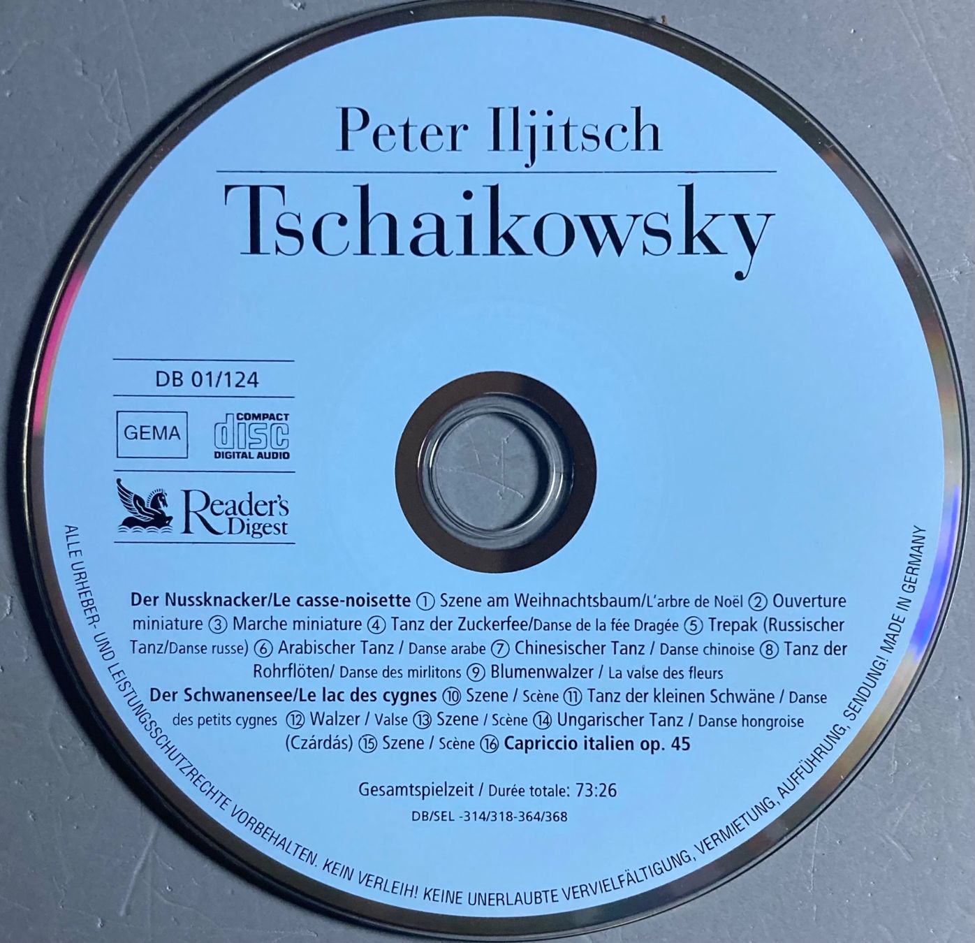 CDs: PETER ILJITSCH TSCHAIKOWSKY - PETER ILJITSCH TSCHAIKOWSKY – Gebraucht aus Poliez-Pittet von Newtown-Records 2