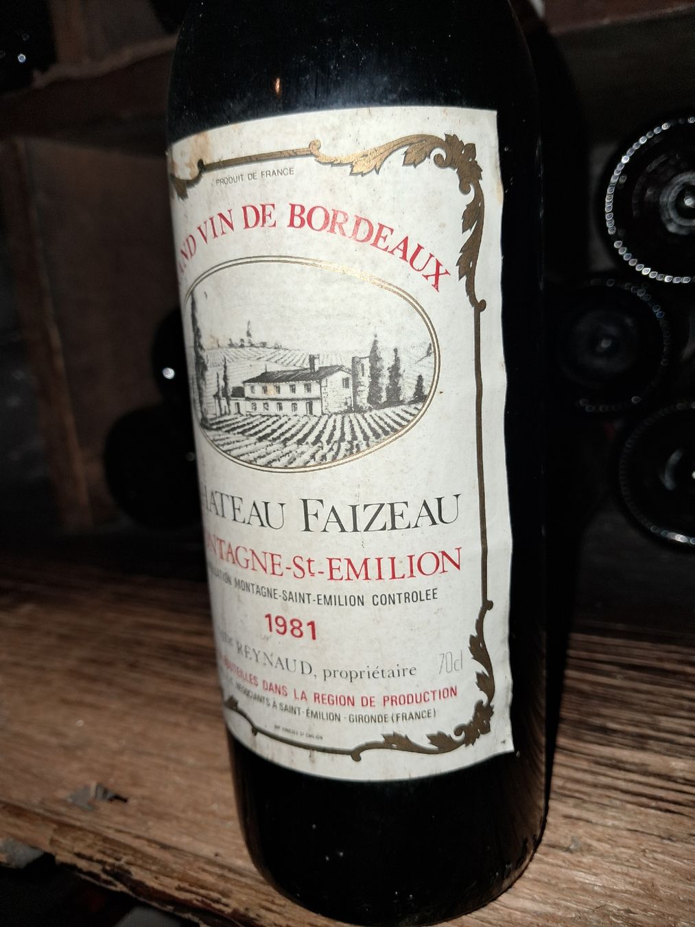 Wein: Château Faizeau Montagne-Saint-Émilion 1981 – Neu und originalverpackt aus Le locle von juliensaran 3