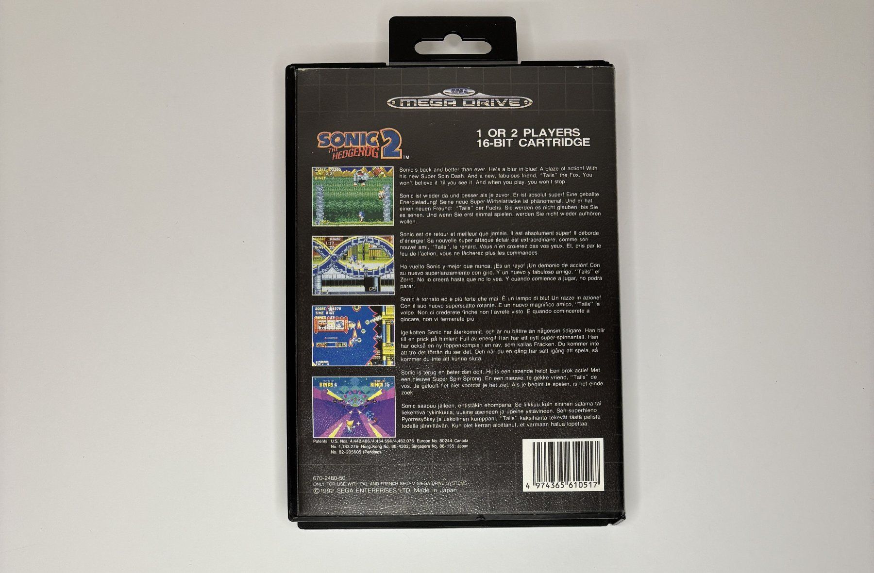 Sega Spiele: MD - Sonic the Hedgehog 2 – Gebraucht aus Allschwil von Bullach 2