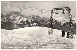 Villars - Col de Bretaye Skilift mit Dents du Midi