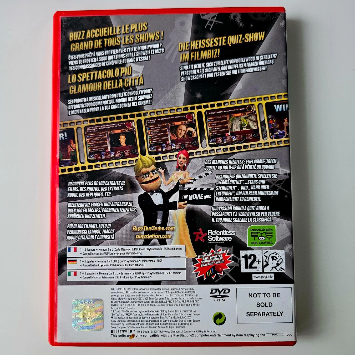 Sony Giochi: Buzz The Movie Quiz (PS2) – Usato da Holziken venduto da Miglioregamesnmore 1