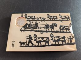 Münzsatz - Alpabzug 2015 (Stempelglanz)
