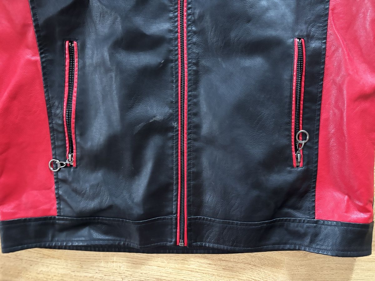 Jacken: Lederjacke schwarz-rot Grösse 4XL – Neu (gemäss Beschreibung) aus Kirchberg SG von lar_8mw6 1