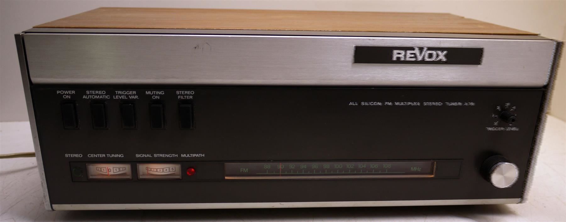 Revox Radio: Revox Tuner A 76 – Usato da Männedorf venduto da livesteam