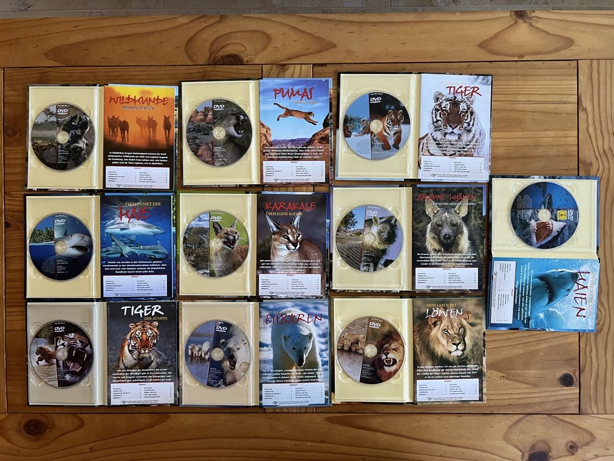 Tutti i DVDs: DVD Sammlung von Wildtieren  – Nuovo (secondo la descrizione) da Kallnach venduto da sta_sy57 2
