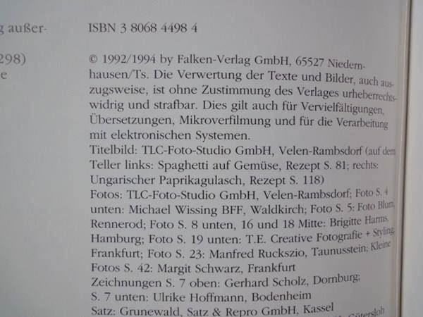 Bücher: Das grosse Buch der Trennkost – Gebraucht aus Chur von omonia 1