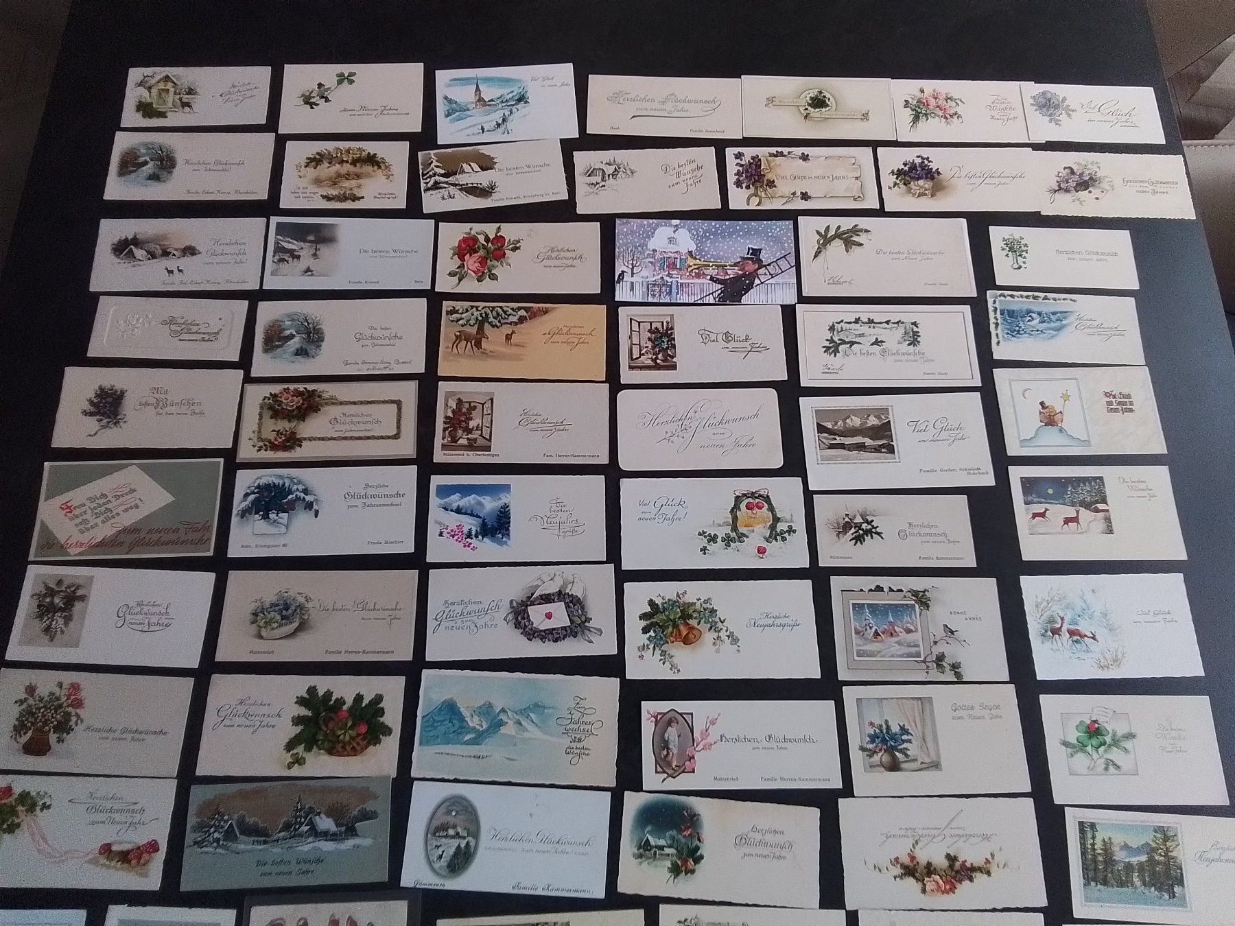 Cartoline postali: Sammlung von 90 Glückwunschkärtchen – Usato da Reichenburg venduto da ibiza18 1