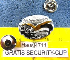 HD PIN HARLEY-DAVIDSON 3D-OPTIC " THE LEGEND LIVES ON" GEPRÄ