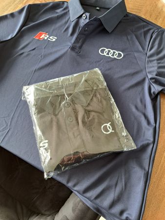 Polo Shirt Audi Sport RS schwarz