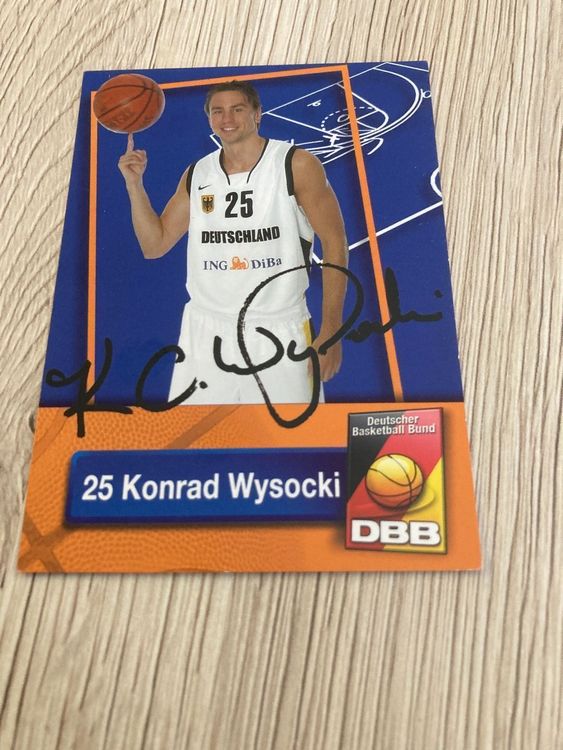 Original Autogramm von Konrad Wysocki Kaufen auf Ricardo