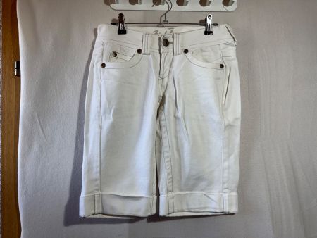 Kurze weisse Jeans Hose von Fishbone ca Gr. M