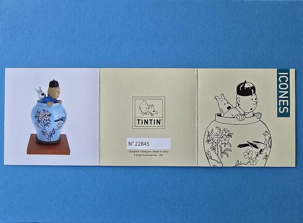 Statuette: Tim und Struppi figur blauer lotus,46401 – Nuovo e nell'imballaggio originale da Riehen venduto da harald13 3
