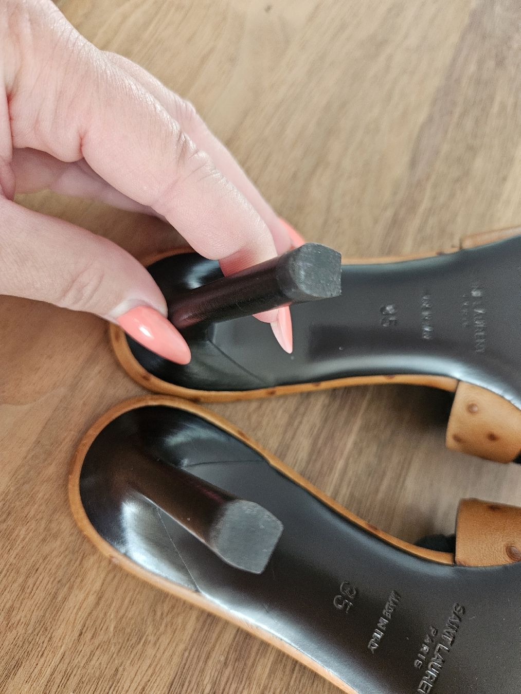 Saint Laurent Chaussures femmes: SAINT LAURENT PANTOLETTEN  35 – Neuf (Voir description) à Baden par tesorino73 7