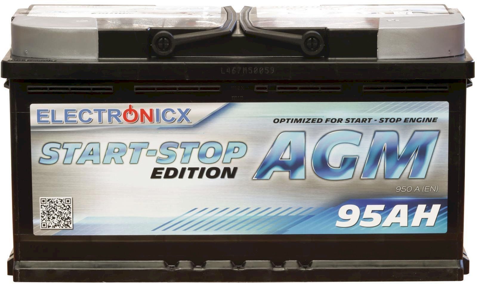 Batterien: Electronicx AGM Autobatterie 95 AH 12V – Neu und originalverpackt aus Bottighofen von zaap