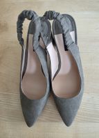 Olivgrüne Slingpumps von ONLY, Grösse 39, neu