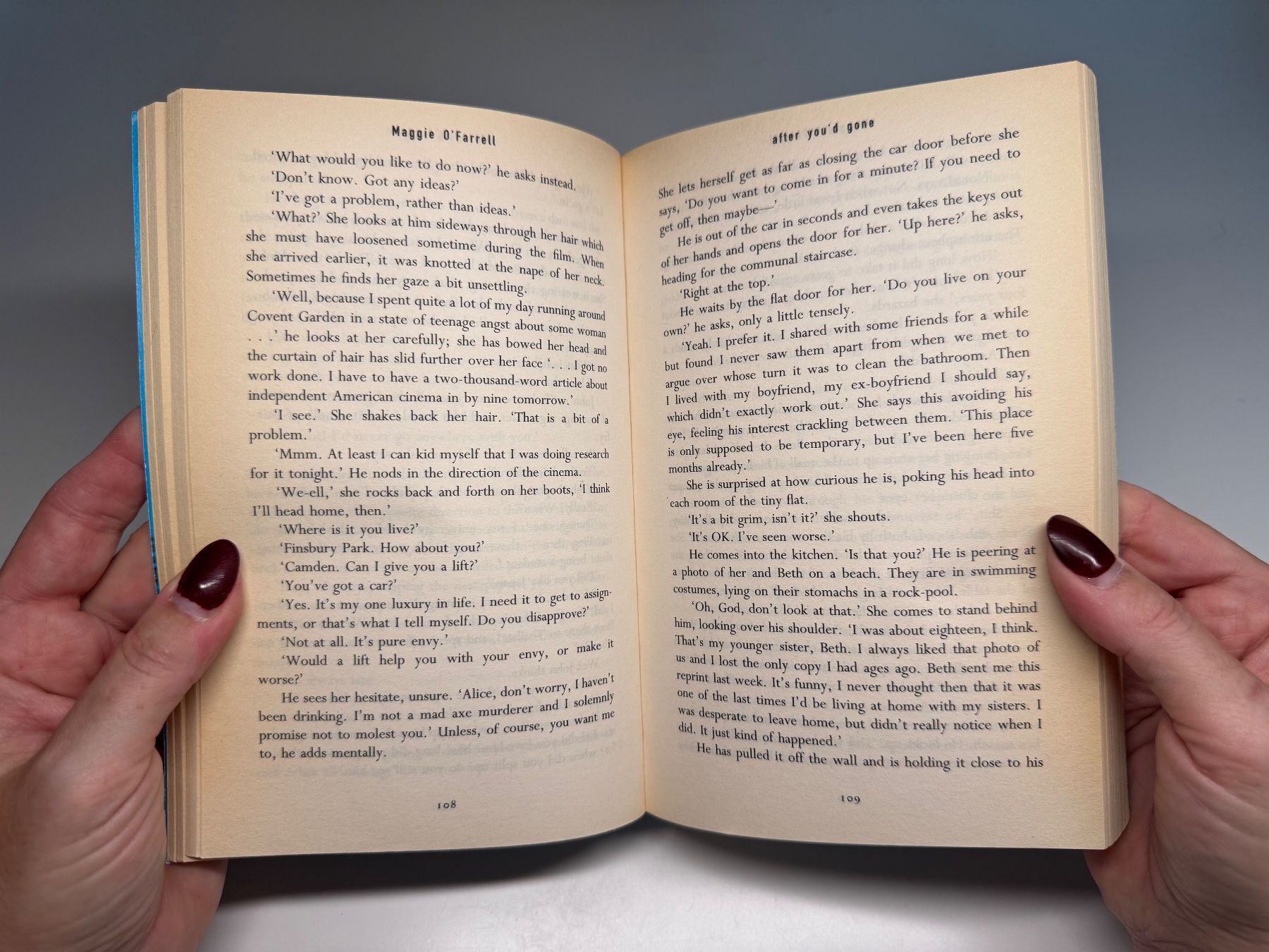 Libri: NOVEL: Maggi O'Farrell, After you'd gone – Usato da Grosswangen venduto da English_books 5
