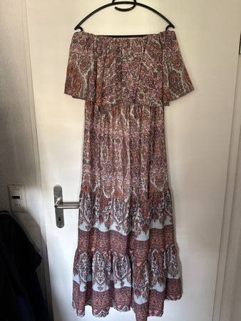 Sommer Kleid, schulterfrei, onesize, Hippie Look 😎