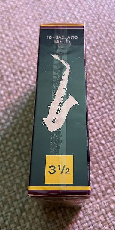 Vandoren Musikinstrumente: Anches saxophone alto - Vandoren 3.5 – Neu und originalverpackt aus Lausanne von Mazar1 1