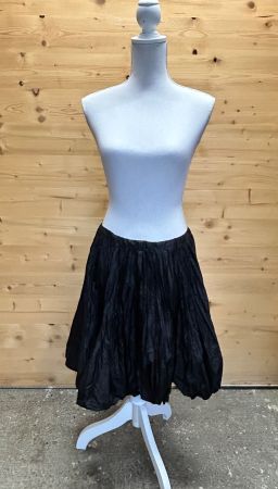 RALPH LAUREN Seide Ballonjupe schwarz Gr. 6 US, 36/38 EU