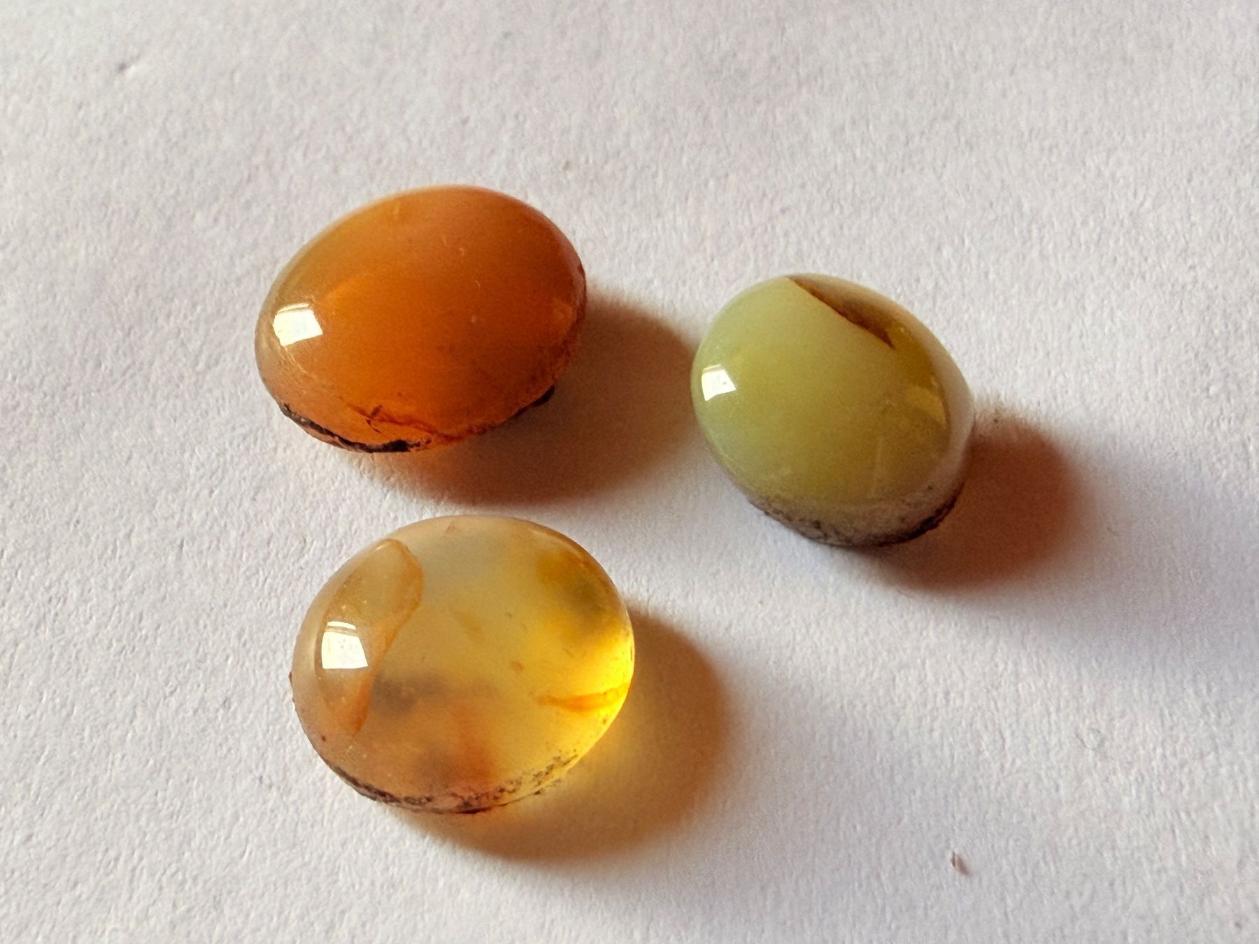 Pierres précieuses: 3er Set wunderschöne Opal Cabochons. – D'occasion à Zuerich par SonderArt-Wertgut 6